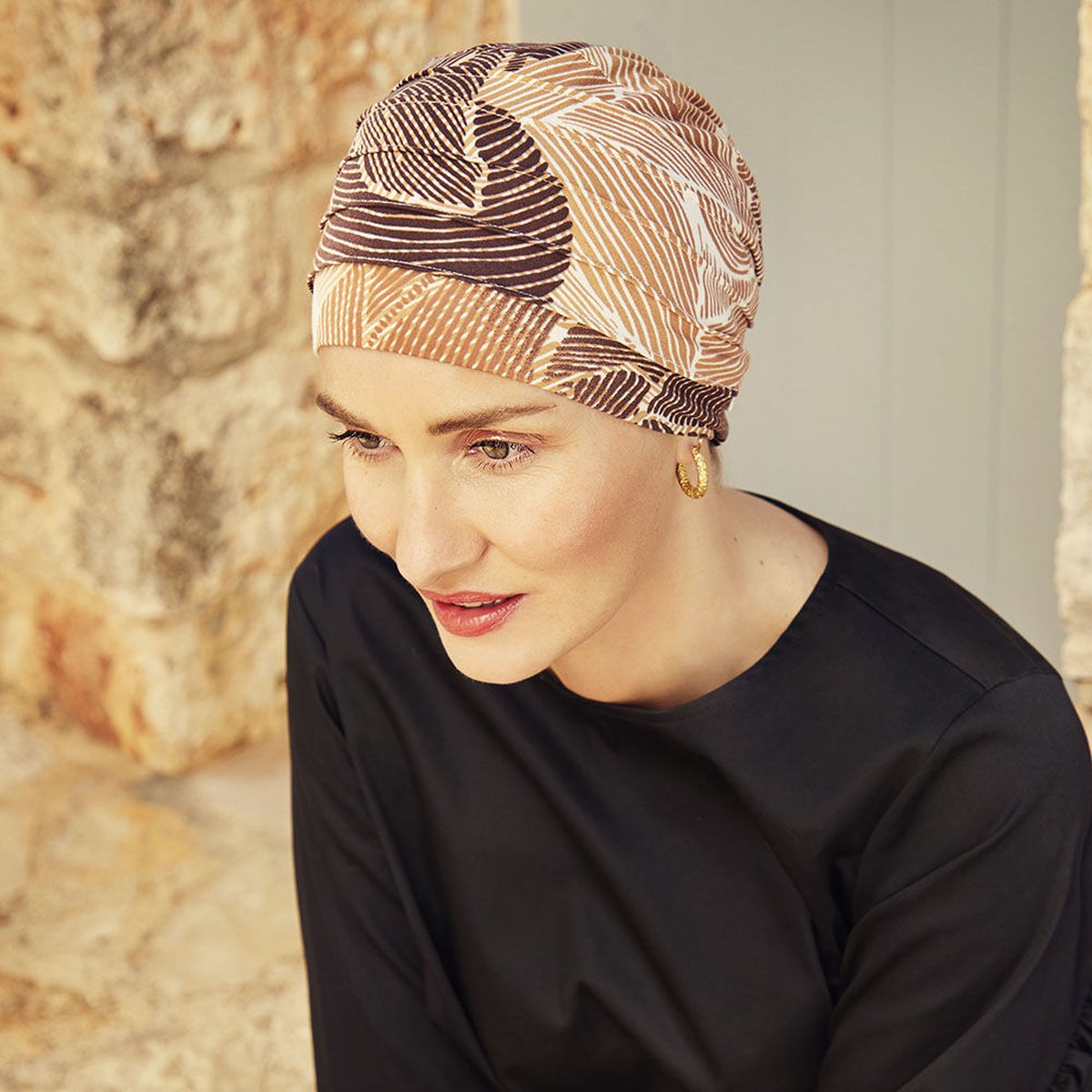 Christine Headwear - Yoga Turban - Bamboo - Chemomutsje / Sjaaltje - Kappers Goederen