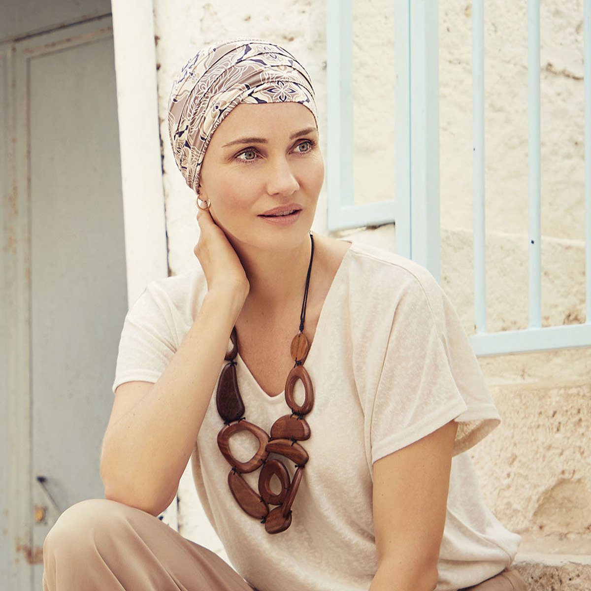 Christine Headwear - Yoga Turban - Bamboo - Chemomutsje / Sjaaltje - Kappers Goederen