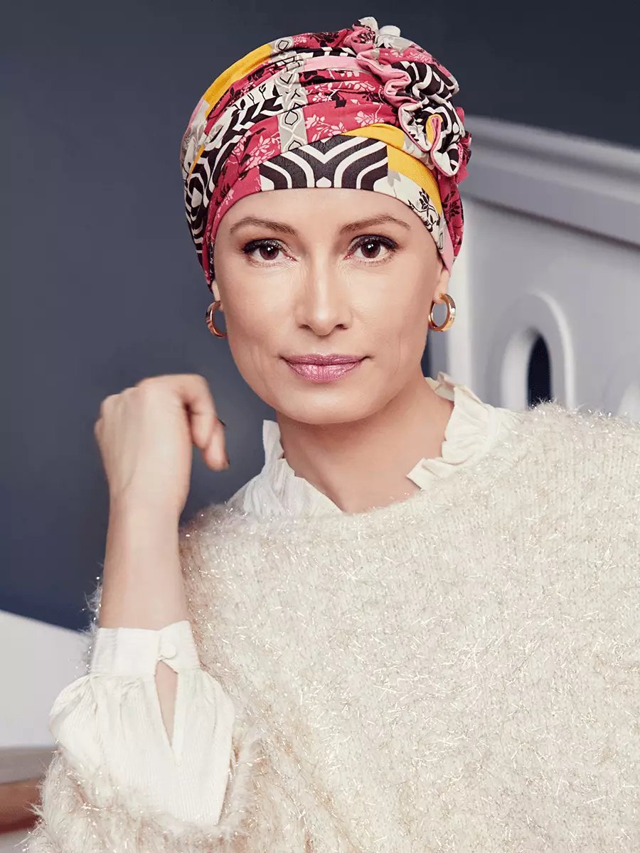 Christine Headwear - Lotus Turban - Bamboo - Chemo Mutsje / Sjaaltje - Kappers Goederen