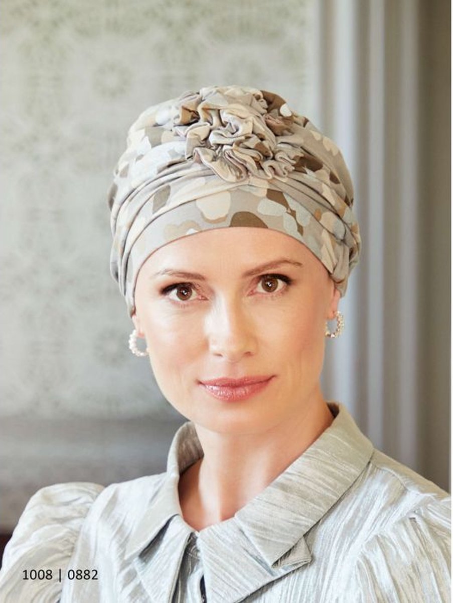 Christine Headwear - Lotus Turban - Bamboo - Chemo Mutsje / Sjaaltje - Kappers Goederen