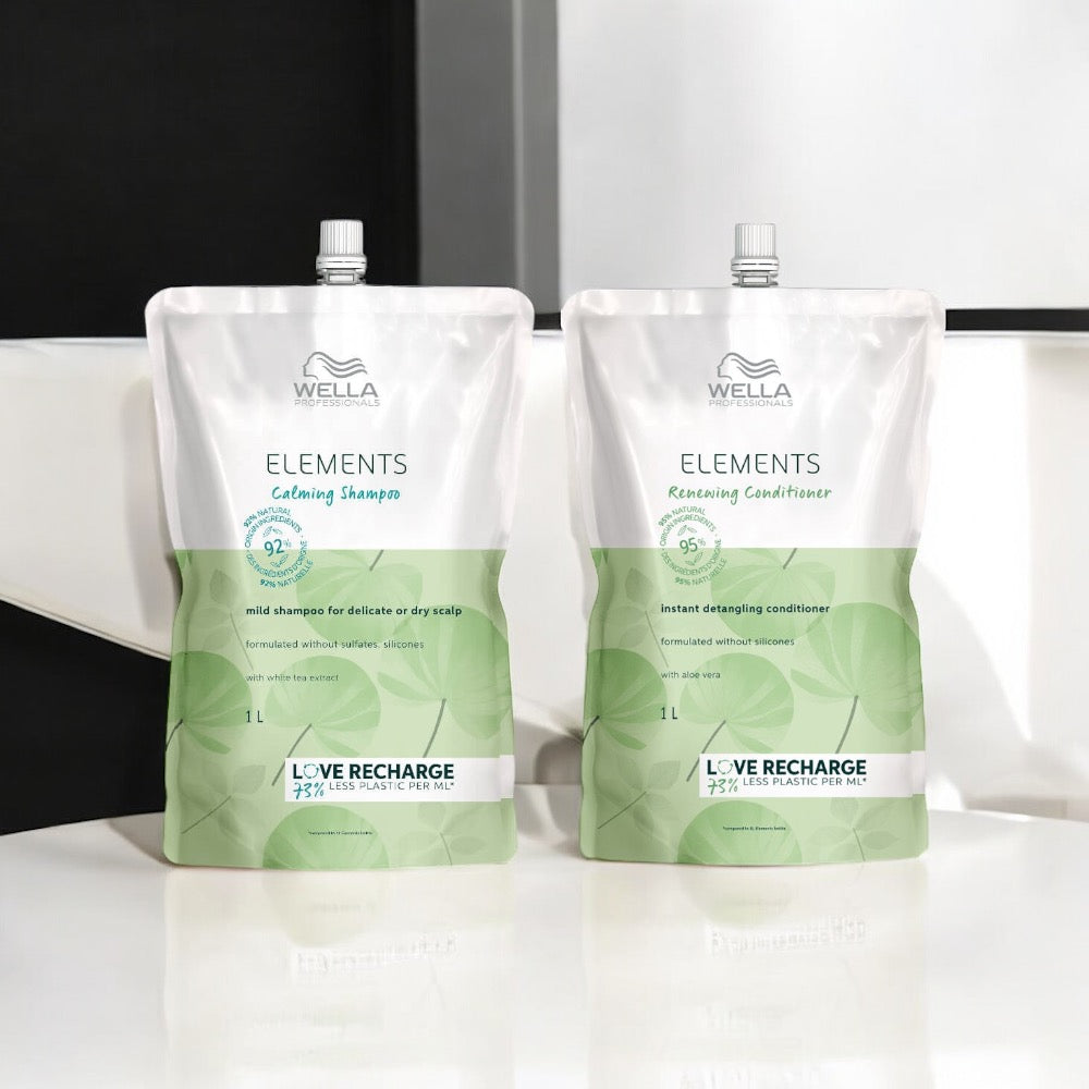 Wella Professionals - Wella Elements - Shampoo & Conditioner - Voordeelset - Kappers Goederen