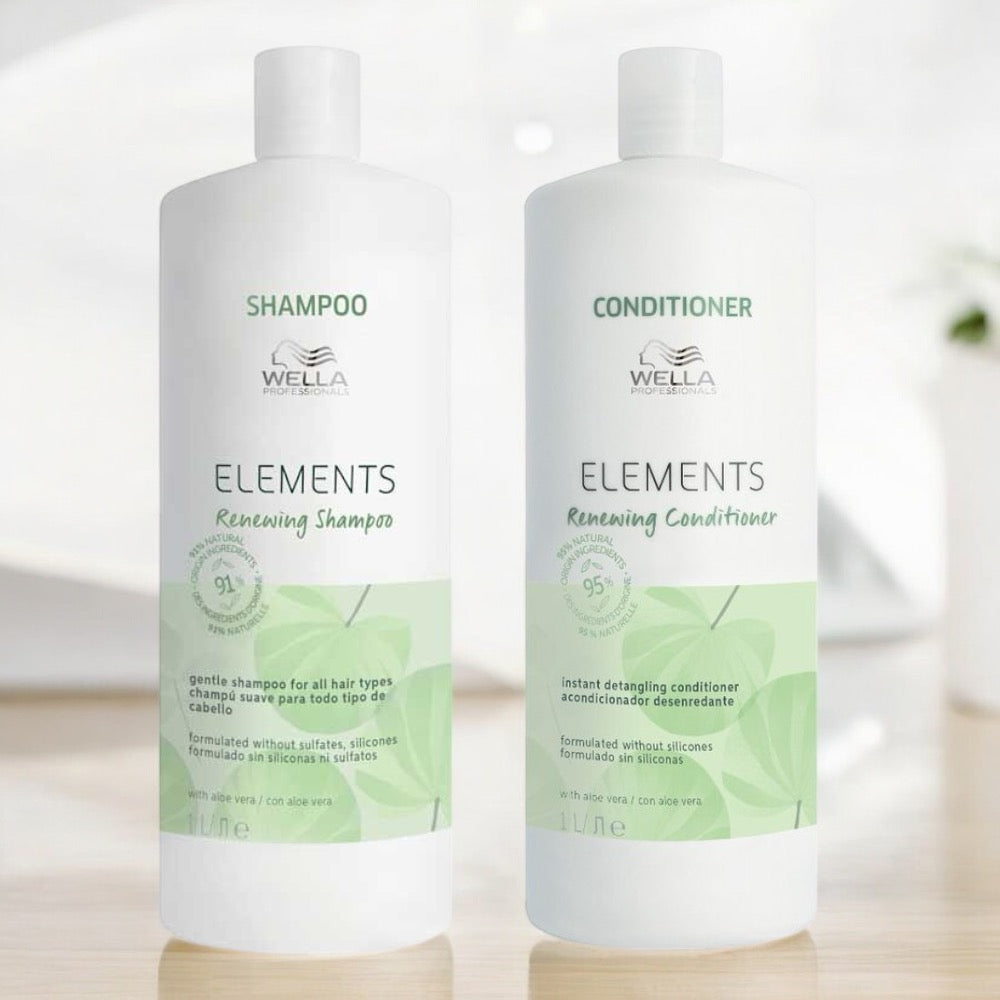 Wella Professionals - Wella Elements - Shampoo & Conditioner - Voordeelset - Kappers Goederen