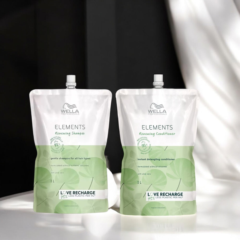 Wella Professionals - Wella Elements - Shampoo & Conditioner - Voordeelset - Kappers Goederen