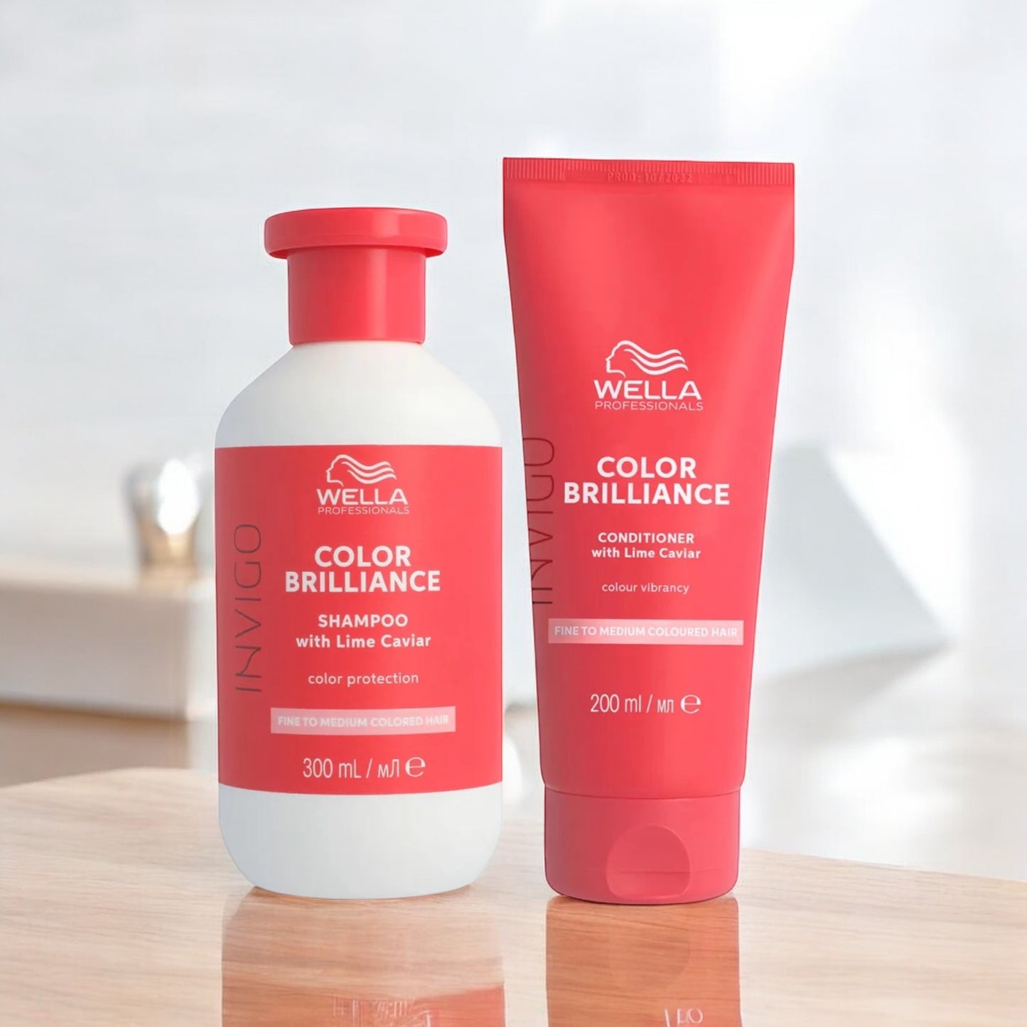 Wella Professionals - Color Brilliance - Gekleurd & Fijn Haar - Shampoo & Conditioner - Voordeelset - Kappers Goederen