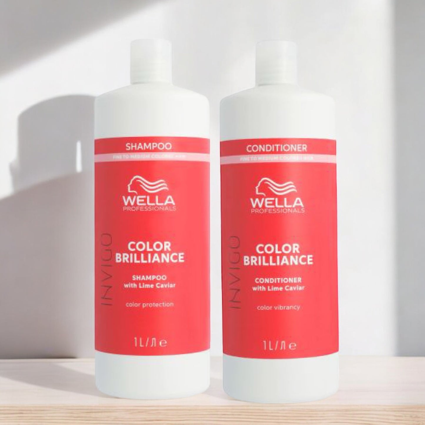 Wella Professionals - Color Brilliance - Gekleurd & Fijn Haar - Shampoo & Conditioner - Voordeelset - Kappers Goederen