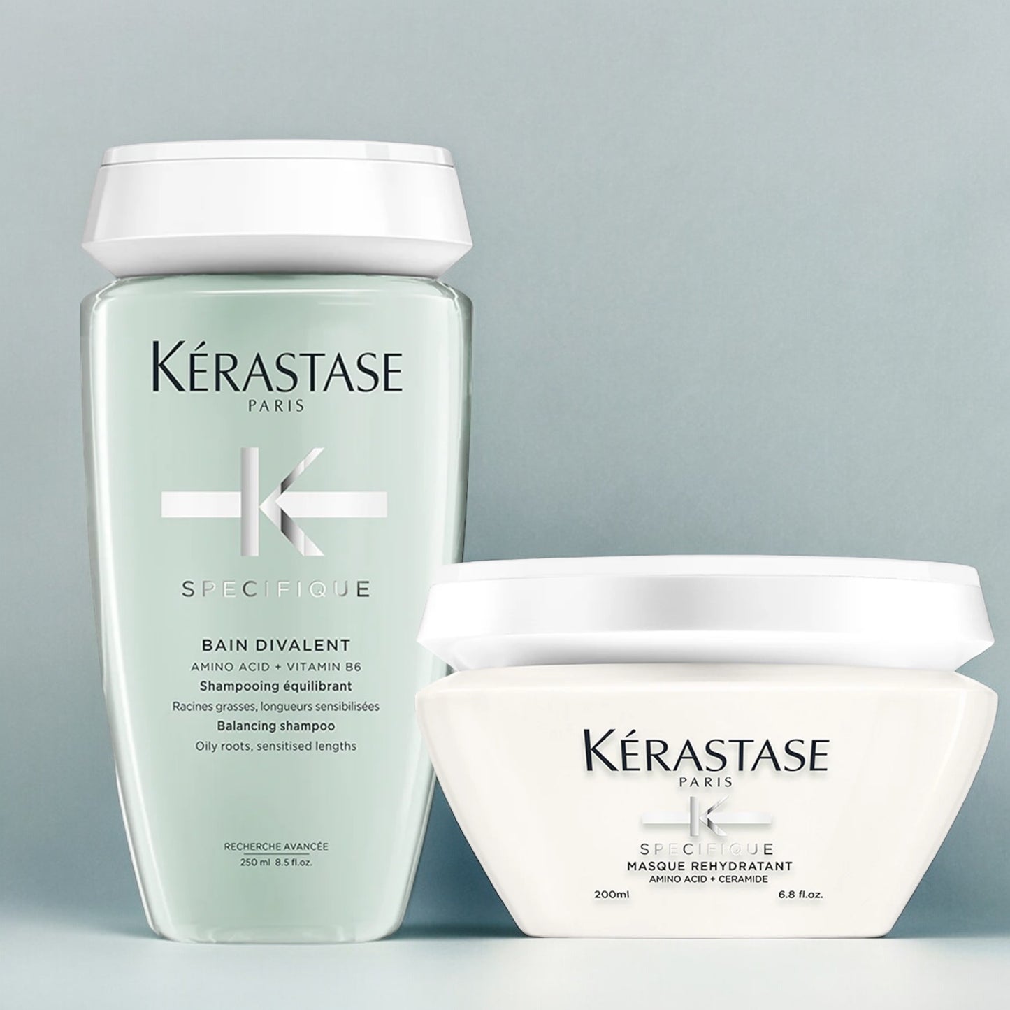 Kèrastase - Specifique - Divalent Set - Vet Haar & Gevoelige Lengtes - Kappers Goederen