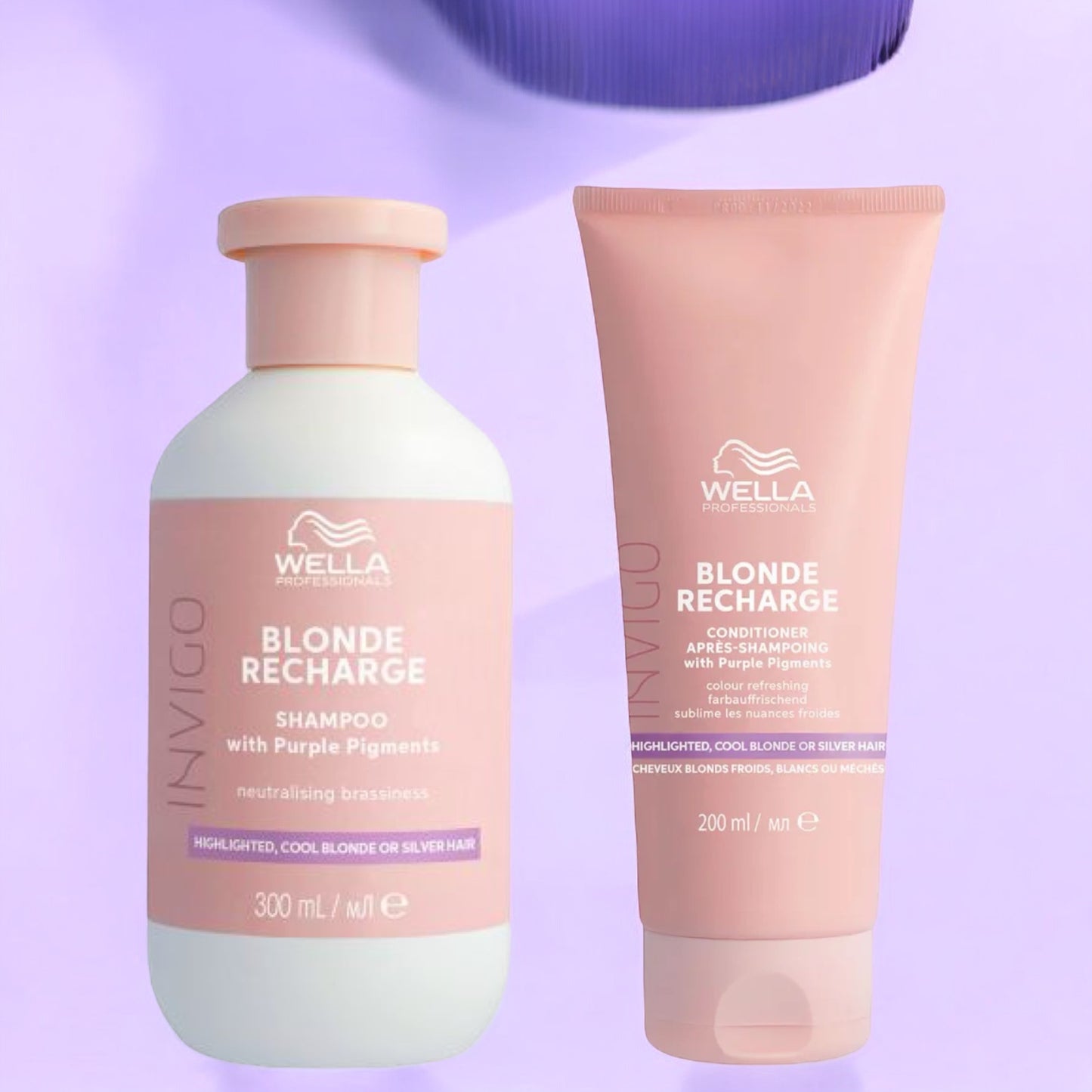 Wella Professionals - Blonde Recharge - Cool Blond - Shampoo & Conditioner Voordeelset - Kappers Goederen