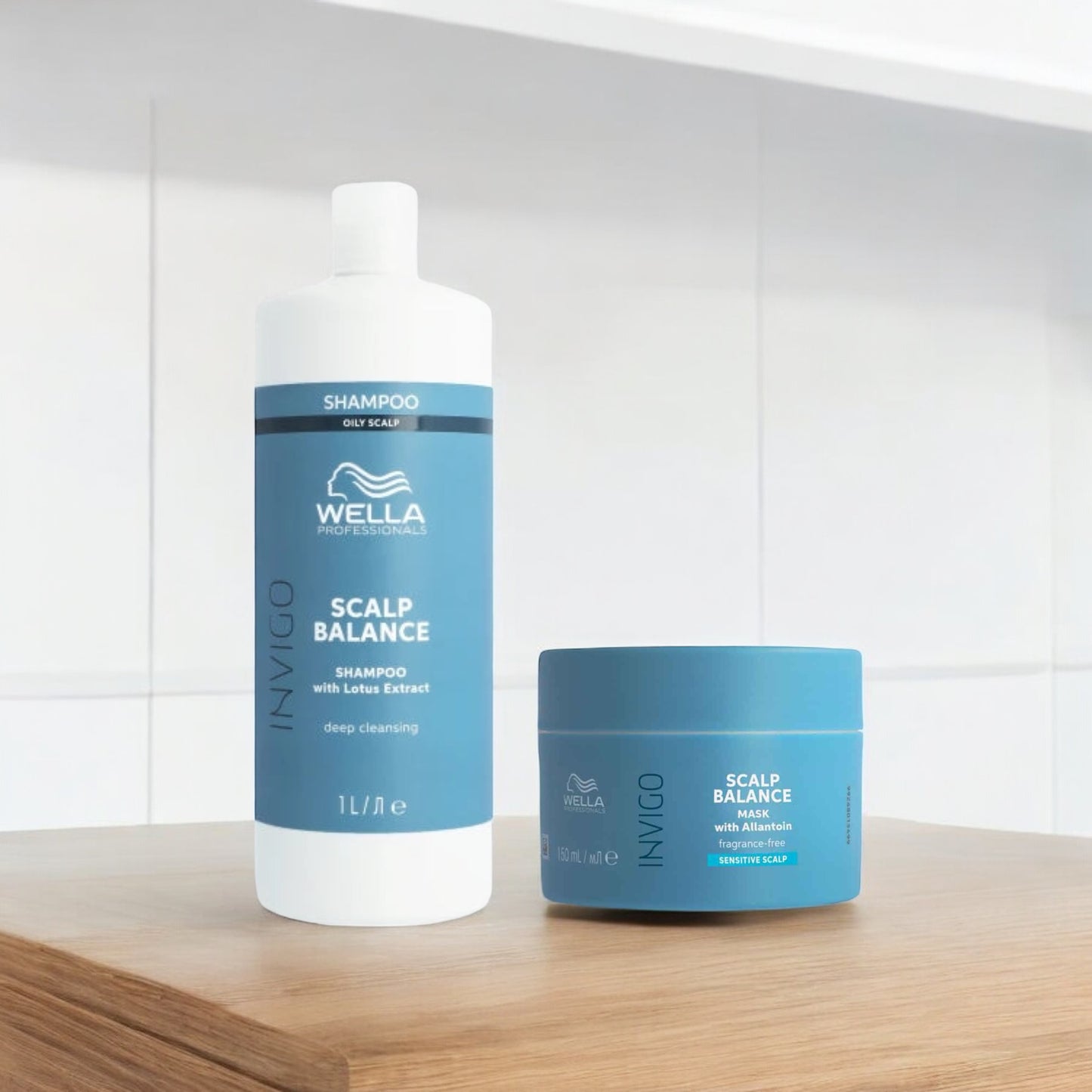 Wella Professionals - Scalp Balance - Oily Scalp - Shampoo & Masker Voordeelset - Kappers Goederen