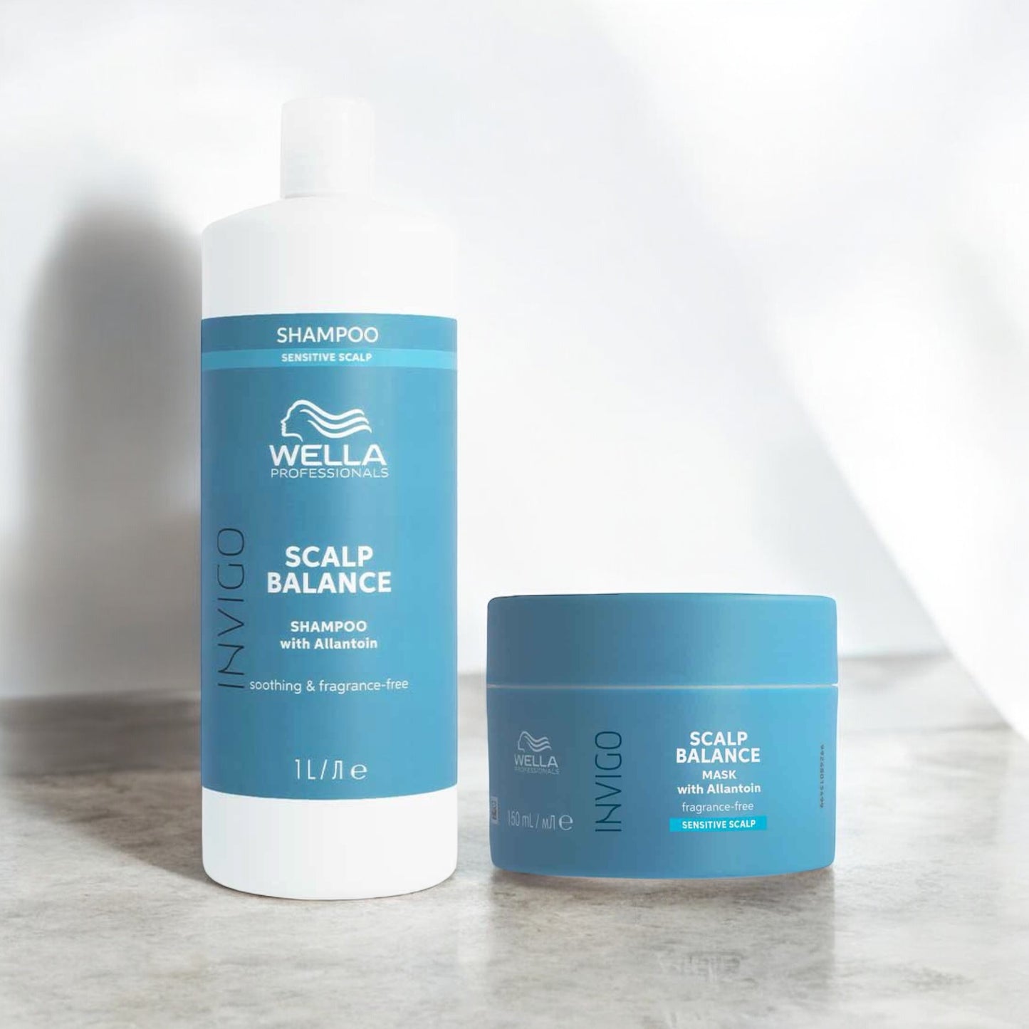 Wella Professionals - Scalp Balance - Gevoelige Hoofdhuid - Shampoo & Masker Voordeelset - Kappers Goederen