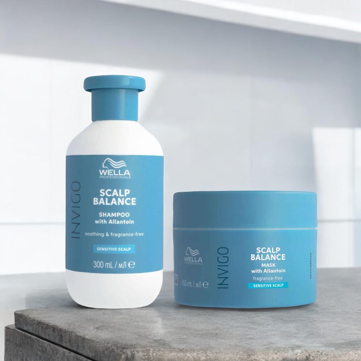 Wella Professionals - Scalp Balance - Gevoelige Hoofdhuid - Shampoo & Masker Voordeelset - Kappers Goederen