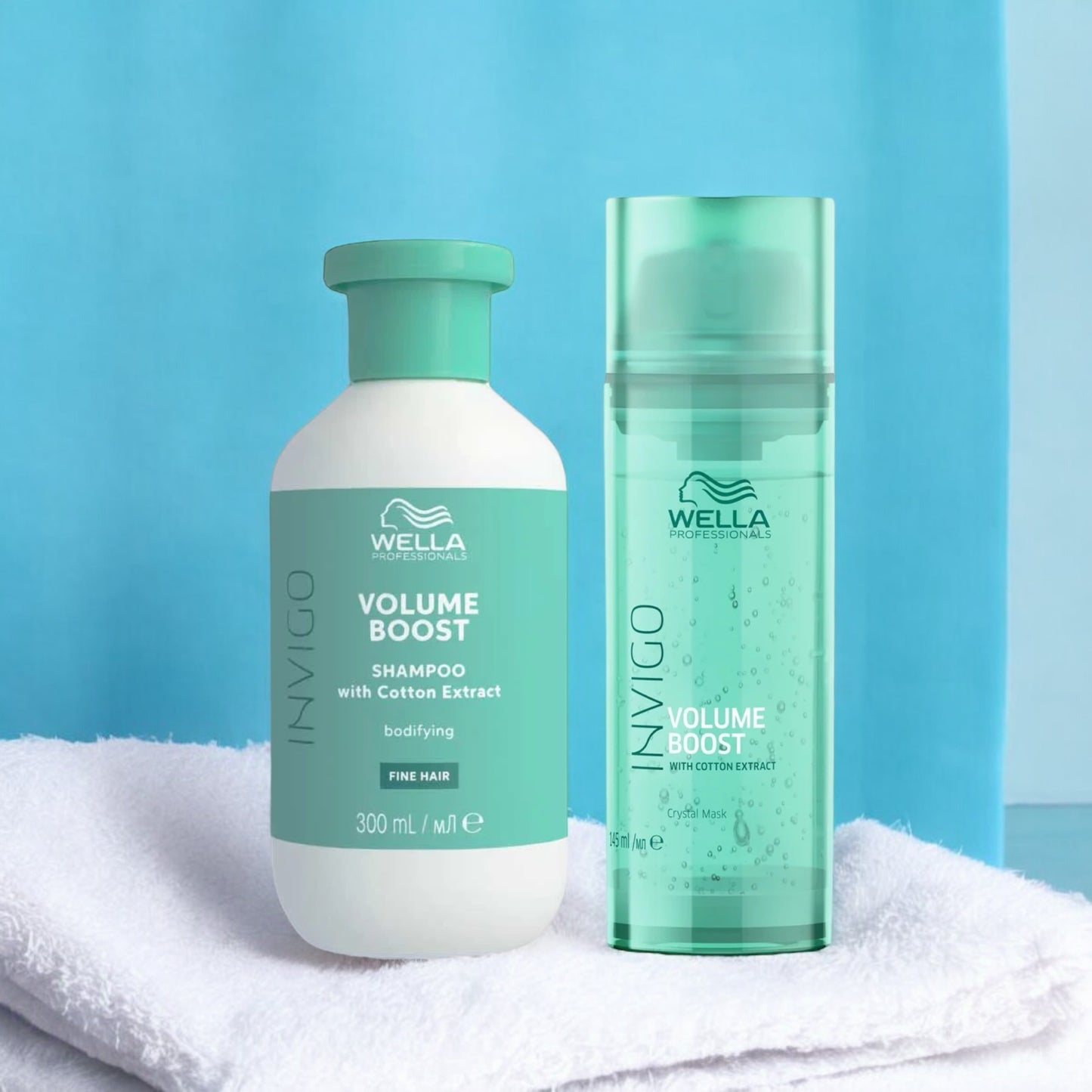 Wella Professionals - Volume Boost - Shampoo & Crystal Mask Voordeelset - Kappers Goederen
