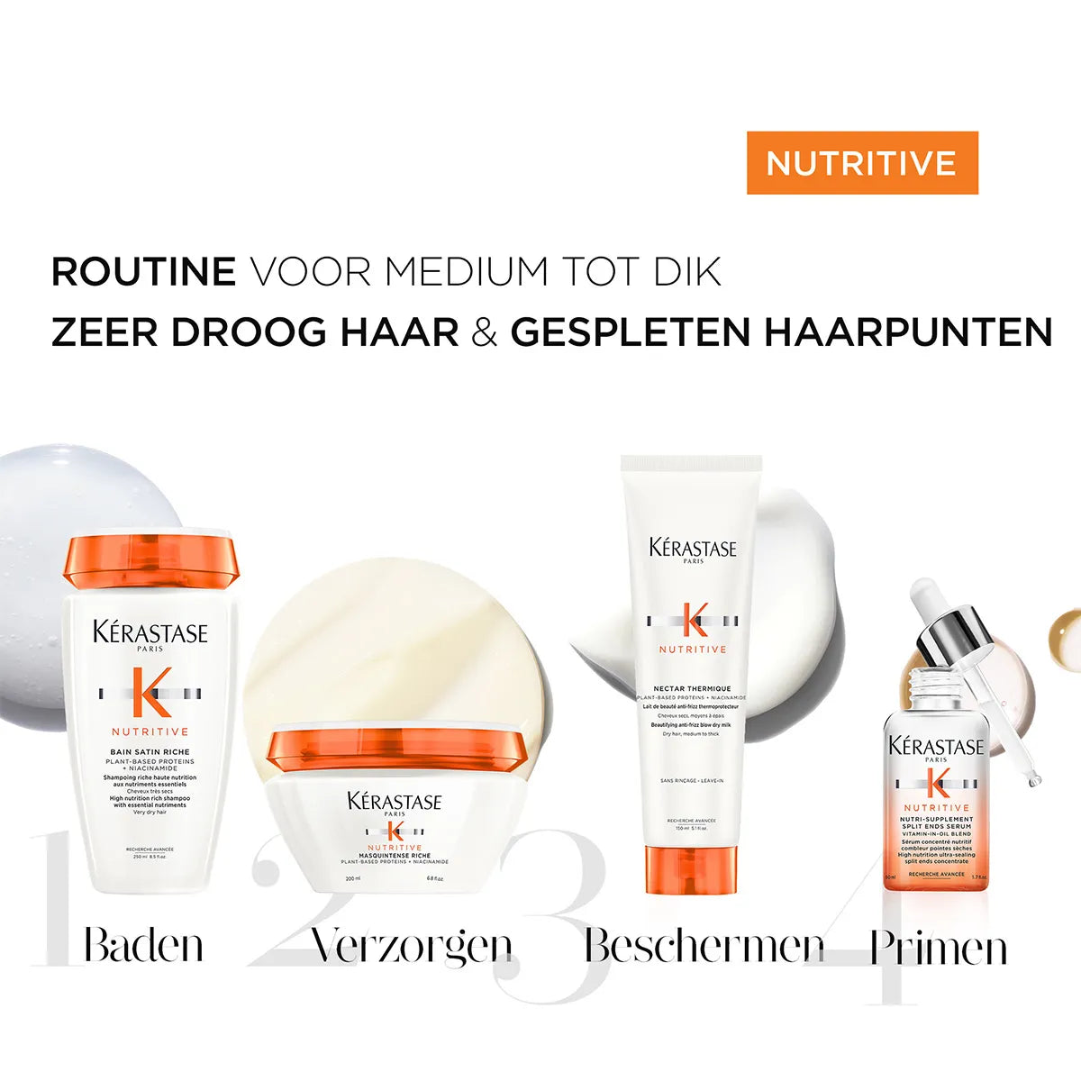 Kèrastase - Nutritive - Bain Satin Riche - Zeer Droog Haar - 250ML - Kappers Goederen