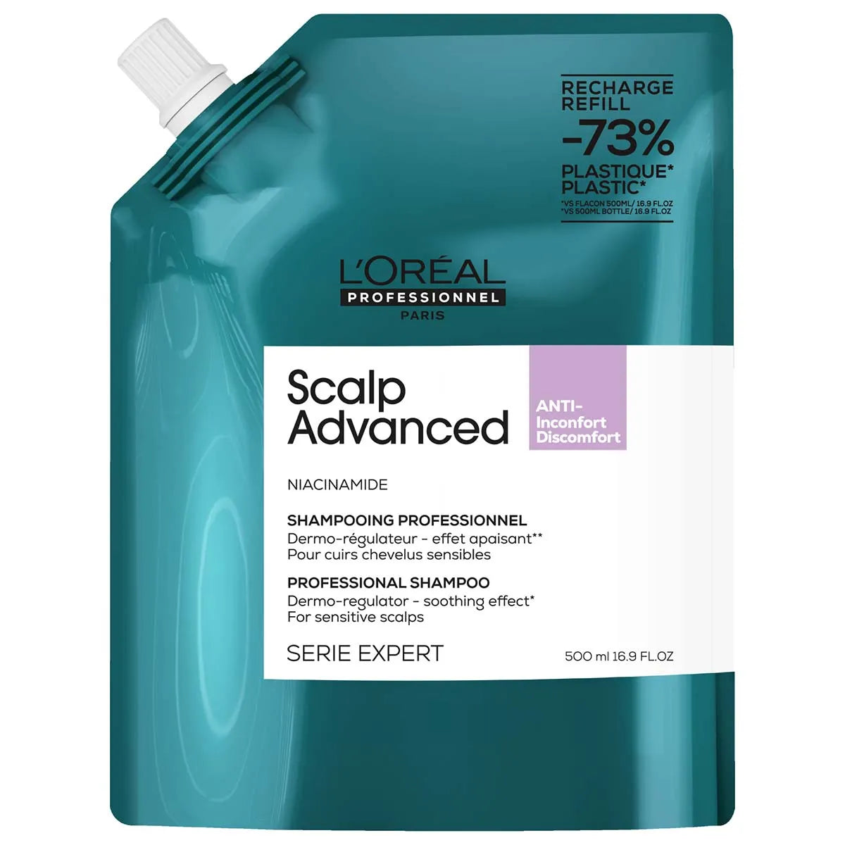 L`Oreal Professionnel - Scalp Advanced Anti-Discomfort Shampoo - Gevoelige Hoofdhuid - Kappers Goederen
