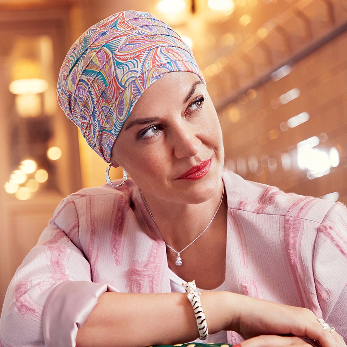 Christine Headwear - Yoga Turban -  Bamboo - Chemomutsje / Sjaaltje - Kappers Goederen