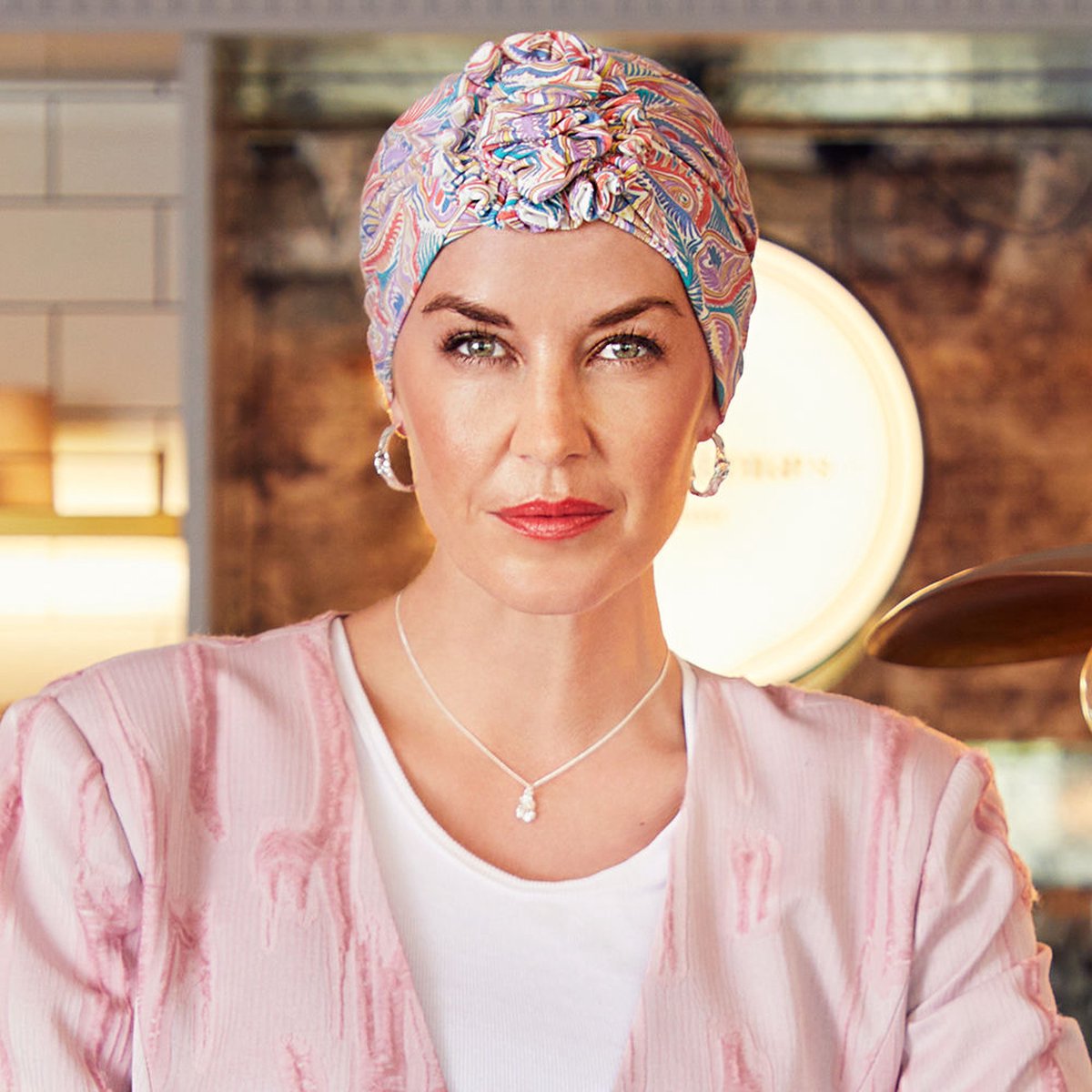 Christine Headwear - Lotus Turban  - Bamboo - Chemo Mutsje / Sjaaltje - Kappers Goederen