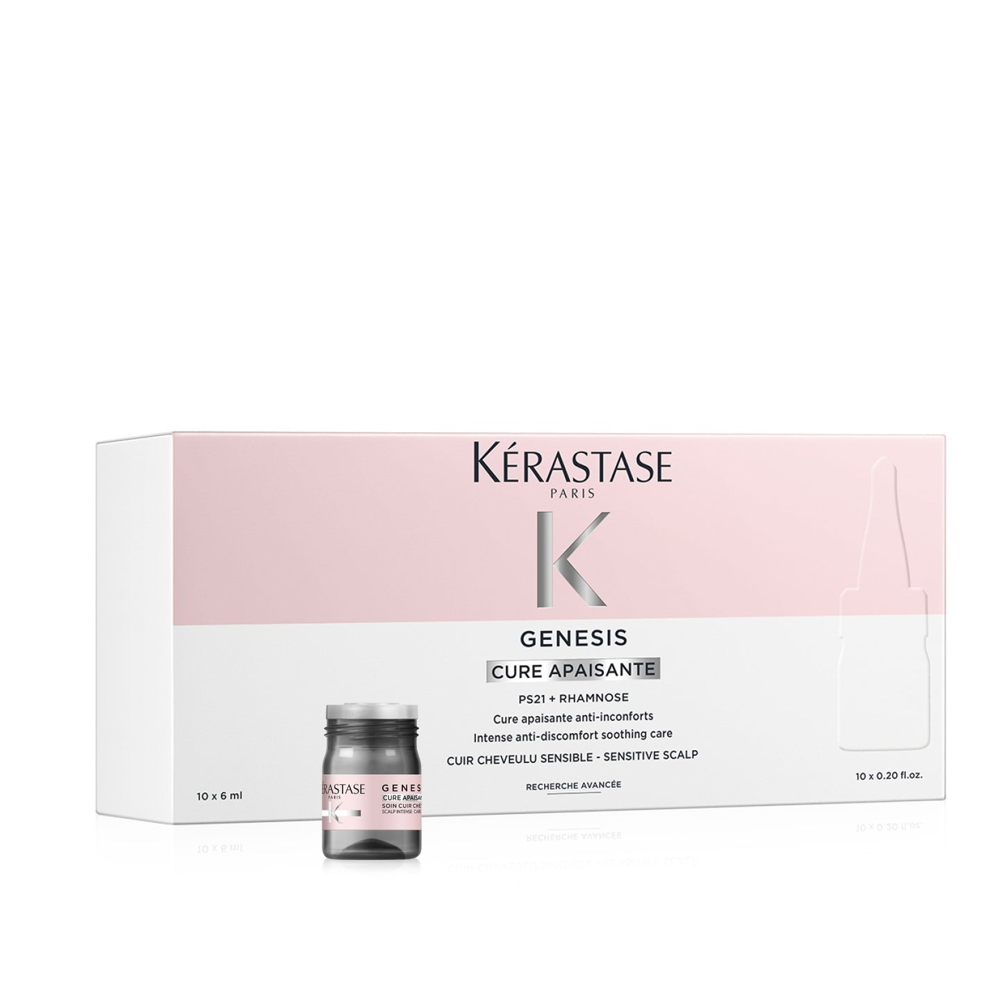 Kérastase - Genesis - Ampoules Cure Apaisante - Sensitive Scalp - 10X6ML