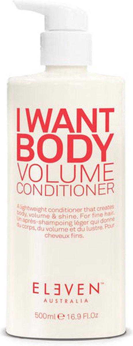 Eleven Australia - I Want Body Volume Conditioner - Kappers Goederen