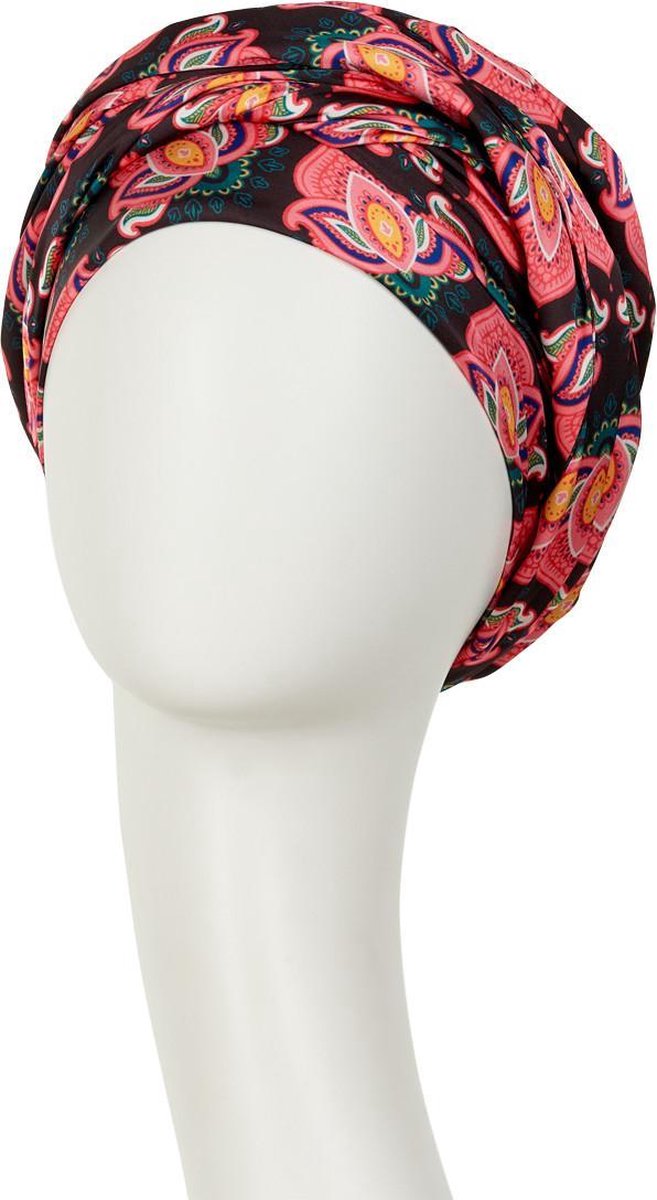 Christine Headwear - Boho Turban - Sapphine Sign Flower - Kappers Goederen