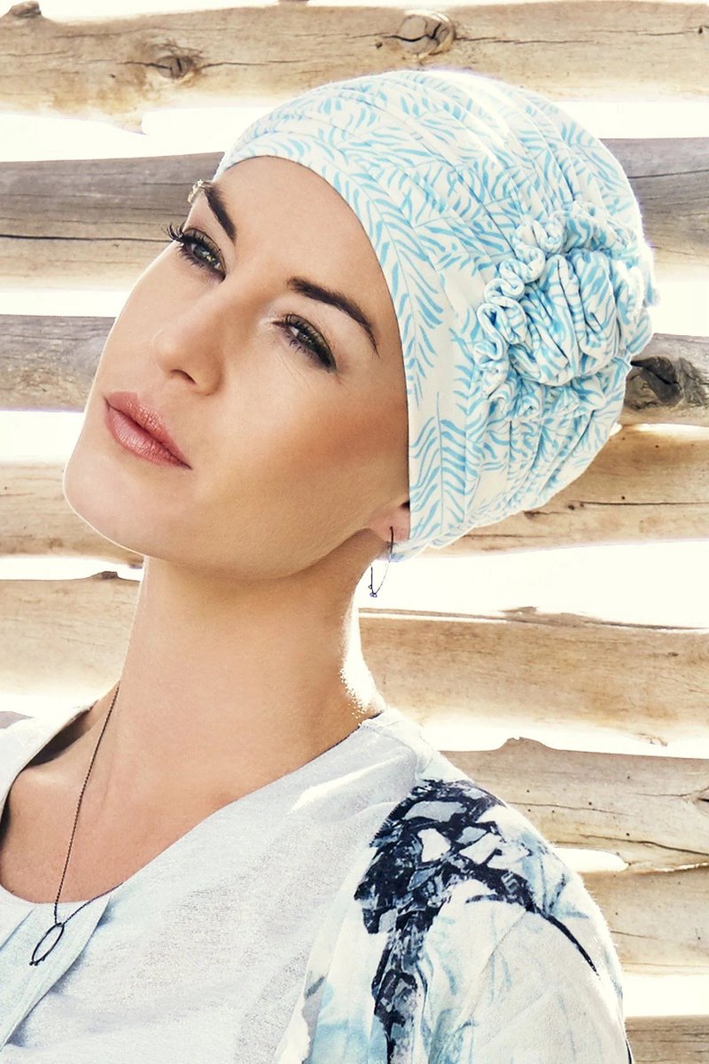 Christine Headwear - Lotus Turban  - Bamboo - Chemo Mutsje / Sjaaltje - Kappers Goederen