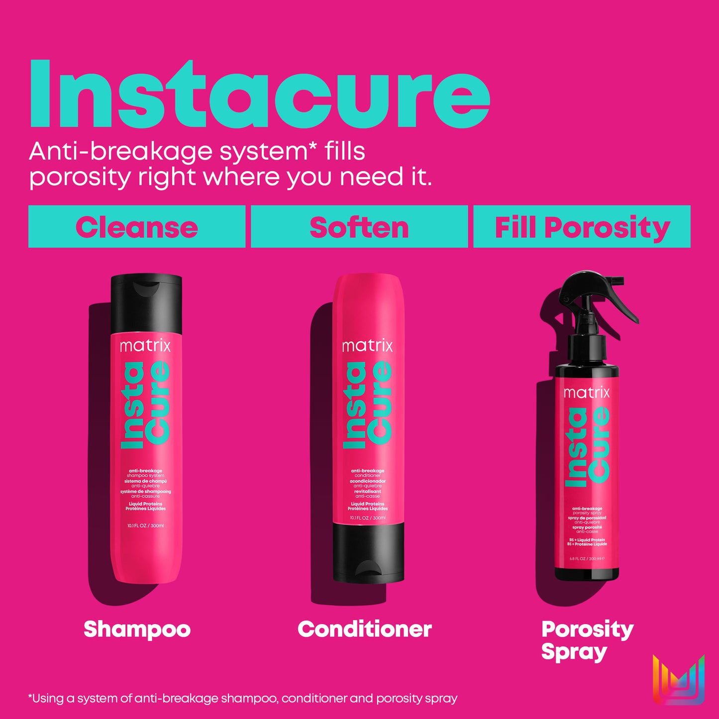 Matrix - Instacure - Anti-Breakage Porosity Spray - 200ml - Kappers Goederen