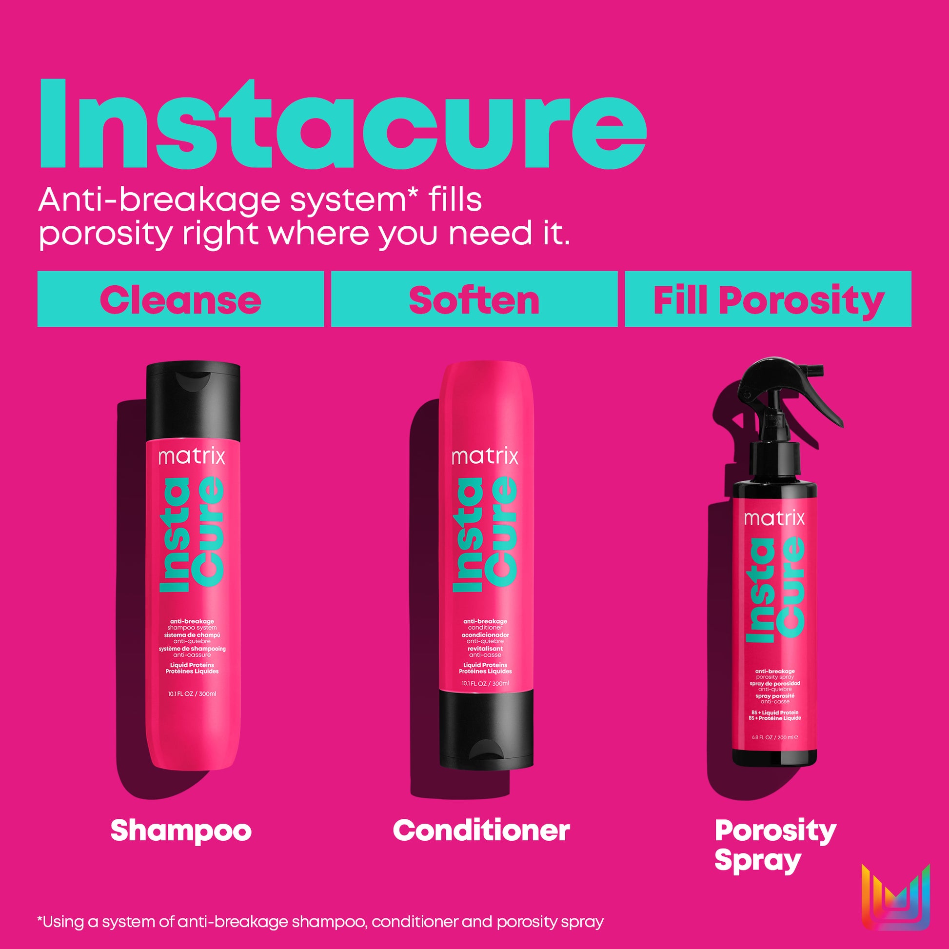 Matrix - Instacure - Anti-Breakage Porosity Spray - 200ml - Kappers Goederen