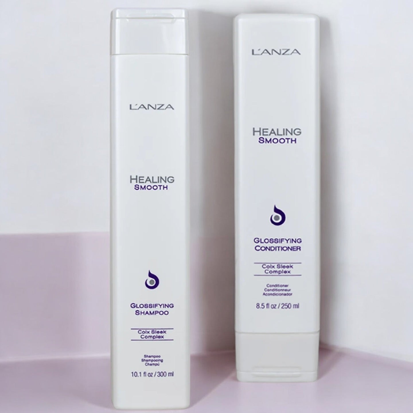 L'Anza - Healing Smooth - Glossifying Shampoo & Conditioner - Voordeelpakket