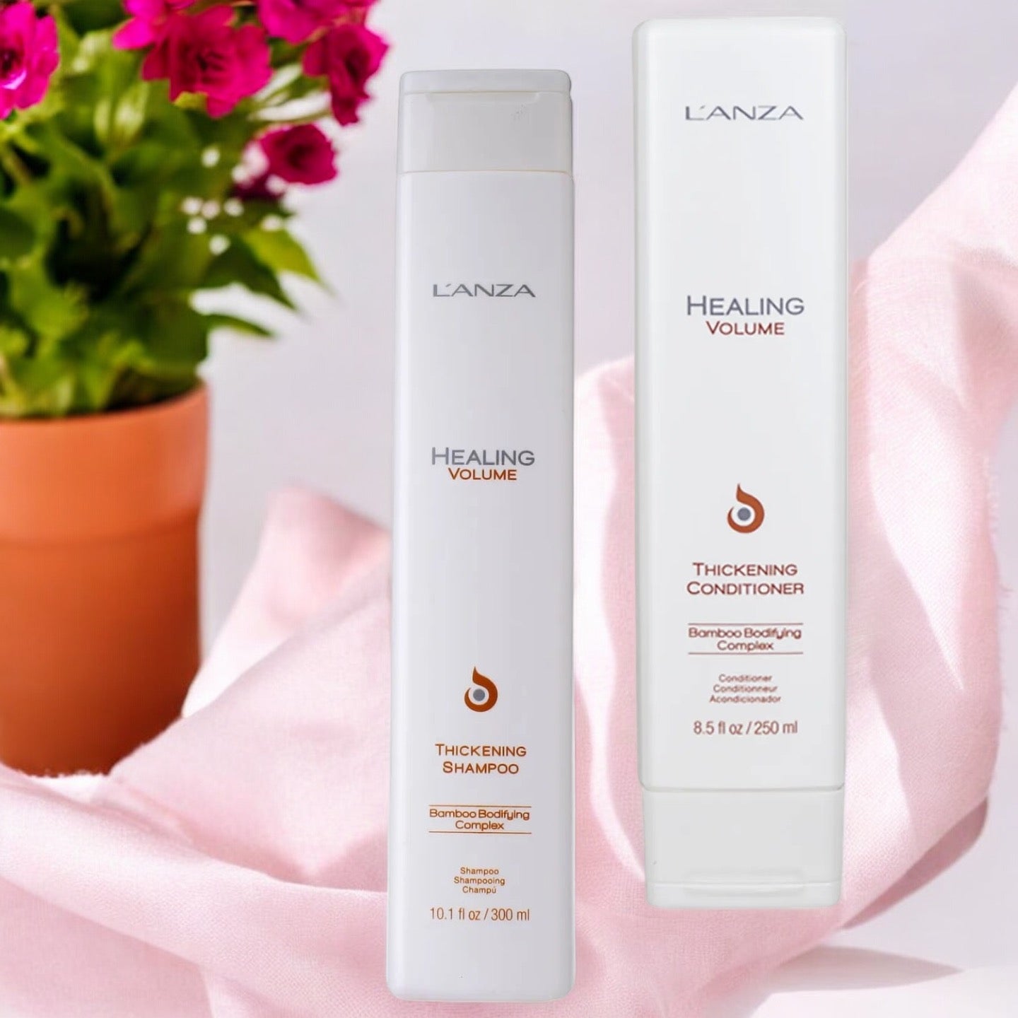 L'Anza - Healing Volume - Thickening Shampoo & Conditioner - Voordeelset