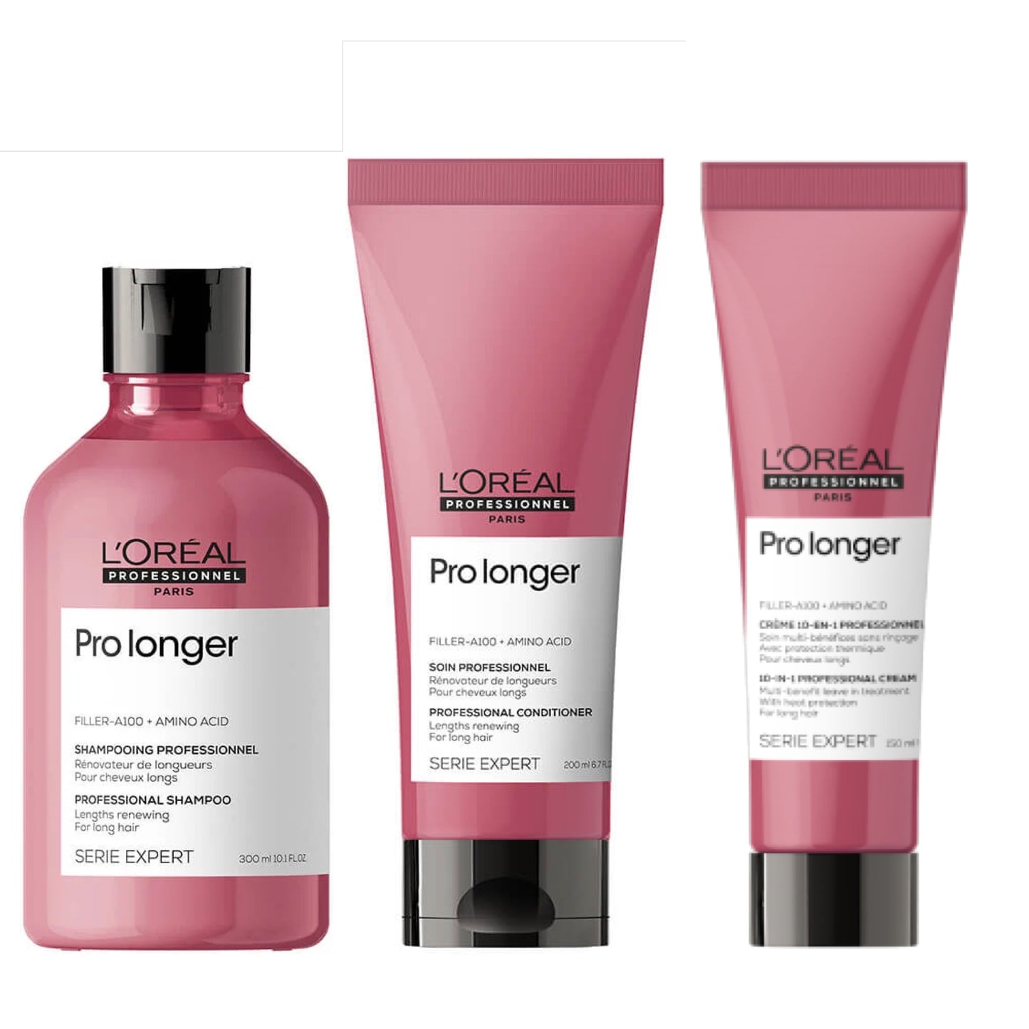 L`Oreal Professionnel - Pro Longer Set - Futloos Haar - 3 Stuks - Kappers Goederen