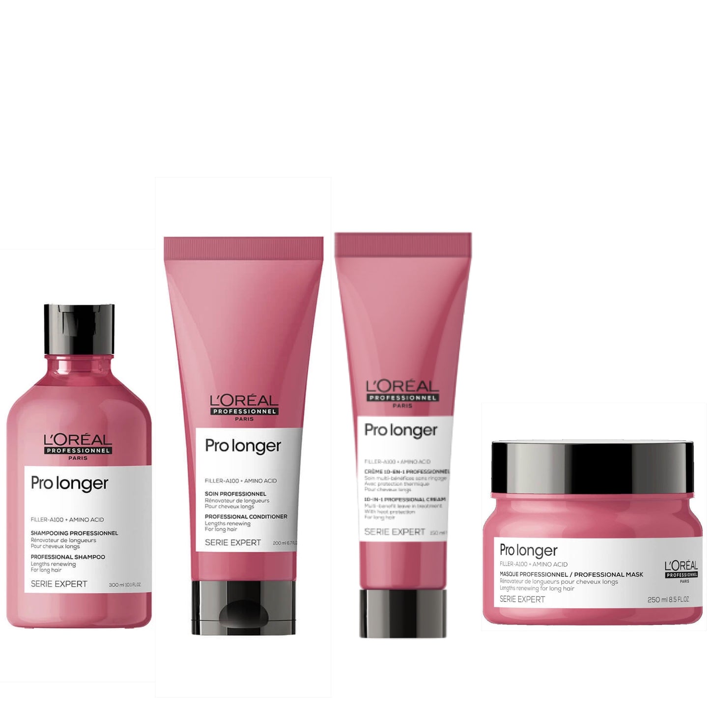 L`Oreal Professionnel -Pro Longer Set - Futloos Haar - 4 stuks - Kappers Goederen