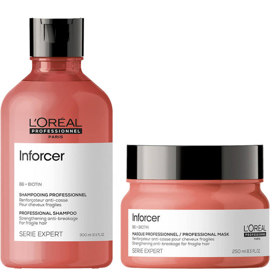 L`Oreal Professionnel - Inforcer Duo Set - Breekbaar Haar 34 - Kappers Goederen