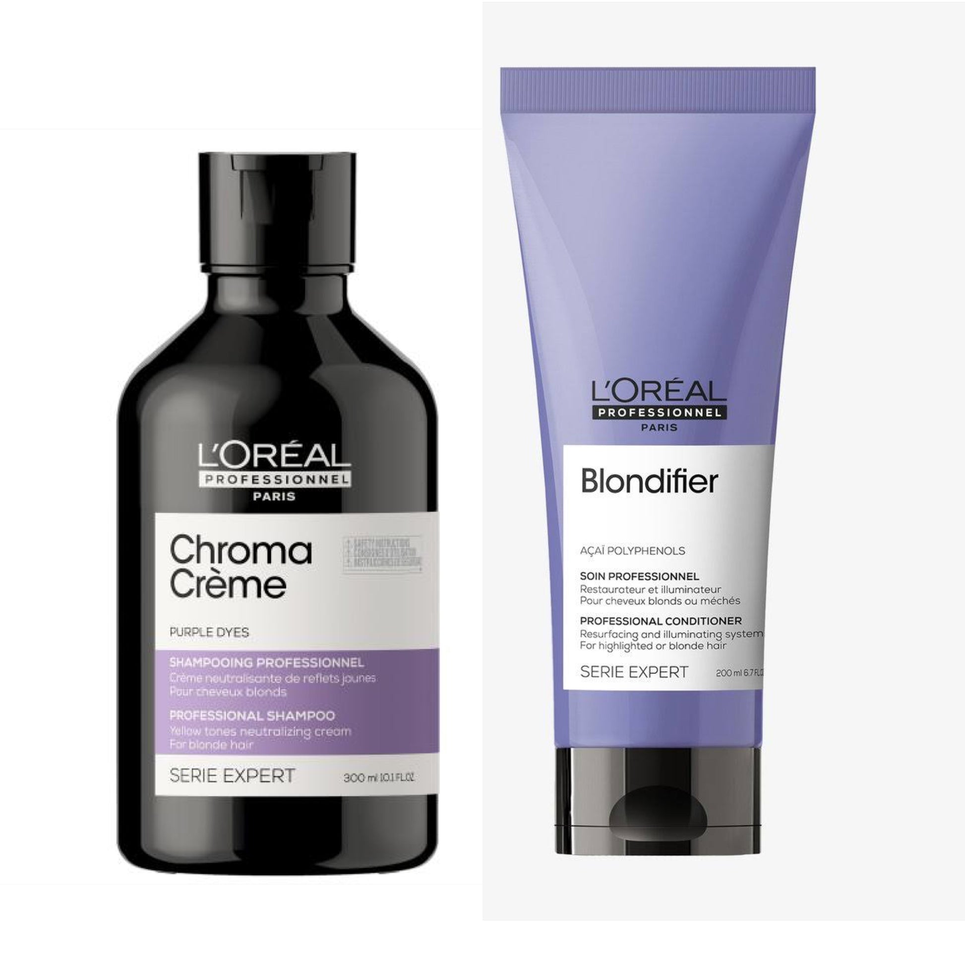 L`Oreal Professionel - Chroma Creme & Blondifier Duo Set - Blond Haar 1 - Kappers Goederen