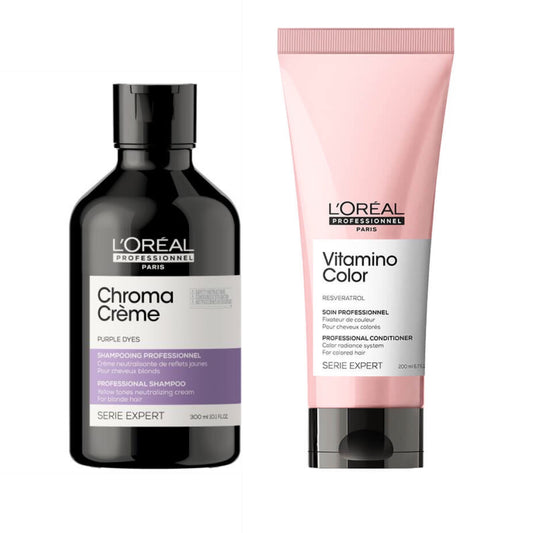 L`Oreal Professionnel - Chroma Creme & Vitamino Color Duo Set - KLeur Corrigerende Set 18 - Kappers Goederen