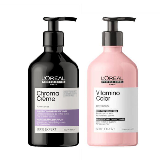 L`Oreal Professionnel - Chroma Creme & Vitamino Color Duo Set - Kleur Corrigerende Set 19 - Kappers Goederen