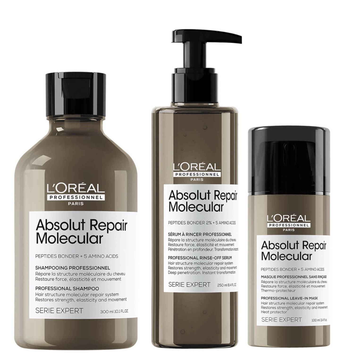 L`Oreal Professionnel - Absolut Repair Molecular Set - Schade Herstel 5 - Kappers Goederen