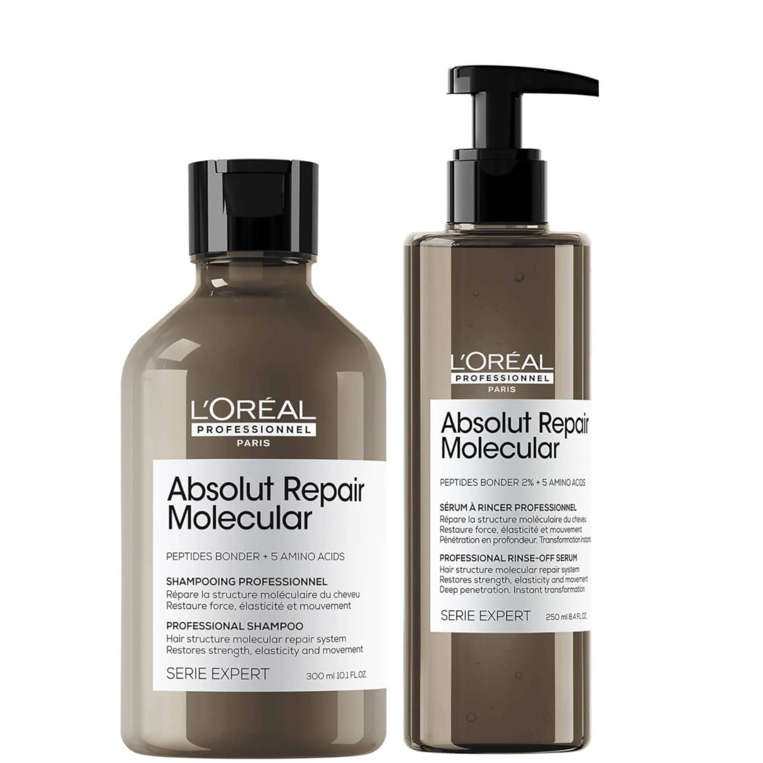 L`Oreal Professionnel - Absolut Repair Molecular Duo Set - Schade Herstel 3 - Kappers Goederen