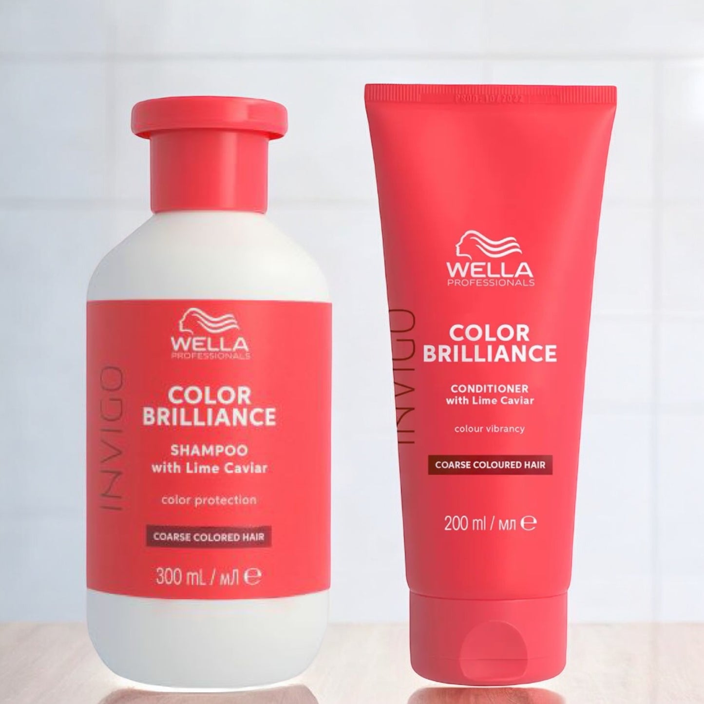 Wella Professionals - Color Brilliance - Gekleurd & Dik Haar - Shampoo & Conditioner - Voordeelset