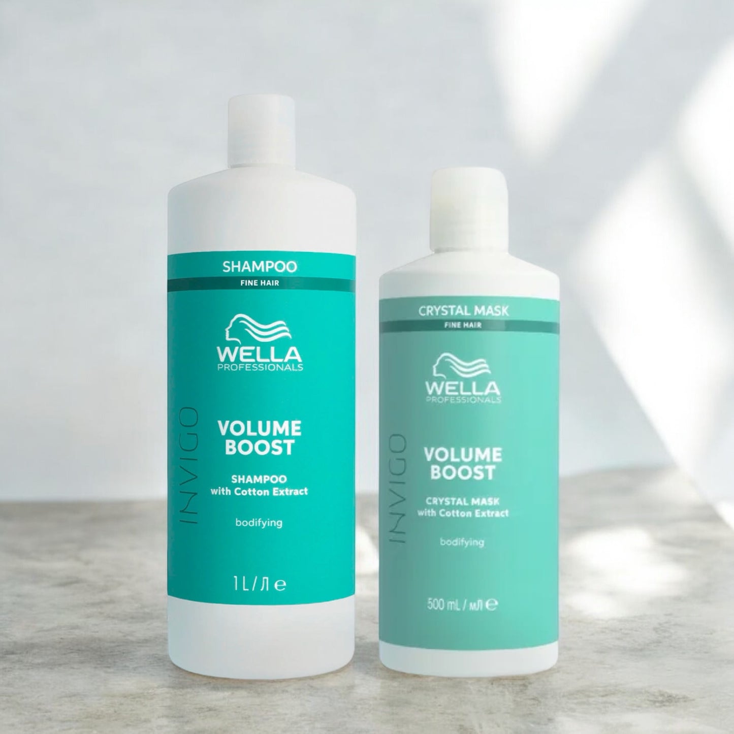 Wella Professionals - Volume Boost - Shampoo & Crystal Mask Voordeelset