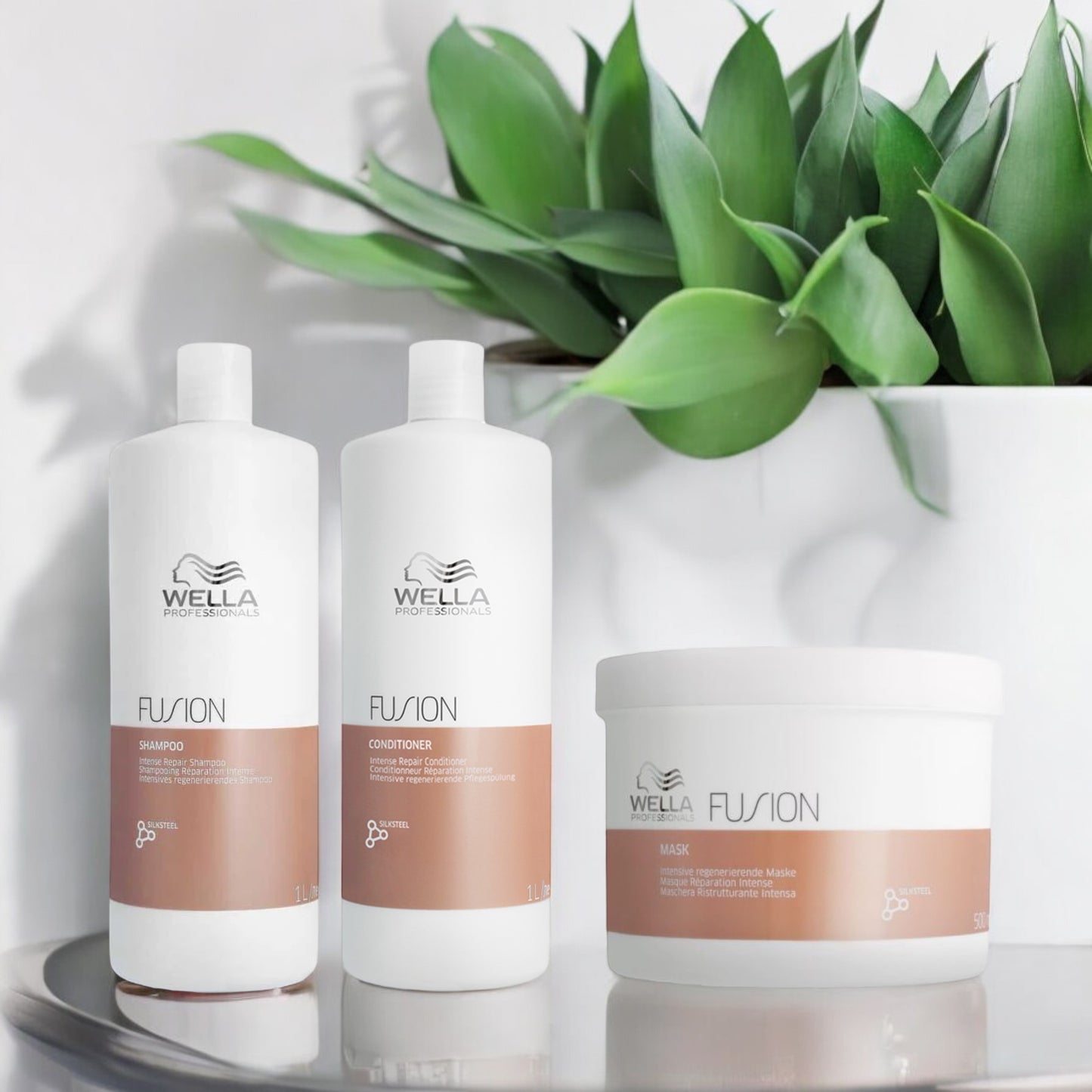 Wella Professionals - Fusion - Shampoo, Conditioner & Masker - Voordeelset