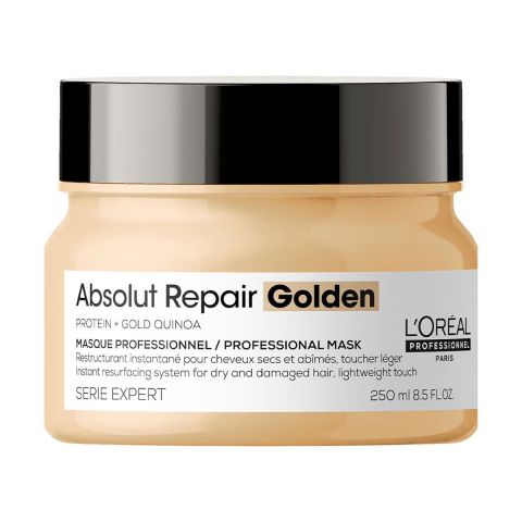 L`Oreal Professionnel - Absolut Repair Golden Masker - Beschadigd Fijn Haar - Kappers Goederen