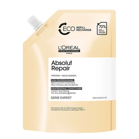 L`Oreal Professionnel - Absolut Repair Conditioner Refill 750ml - Beschadigd Haar - Kappers Goederen