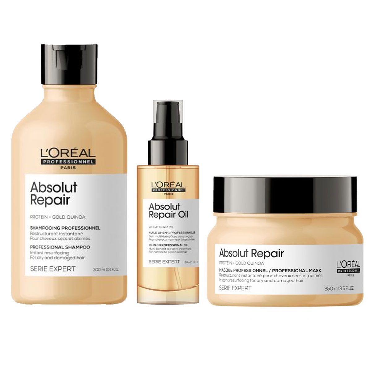 L`Oreal Professionnel - Absolut Repair Kit - Beschadigd Haar Voordeelset - Kappers Goederen