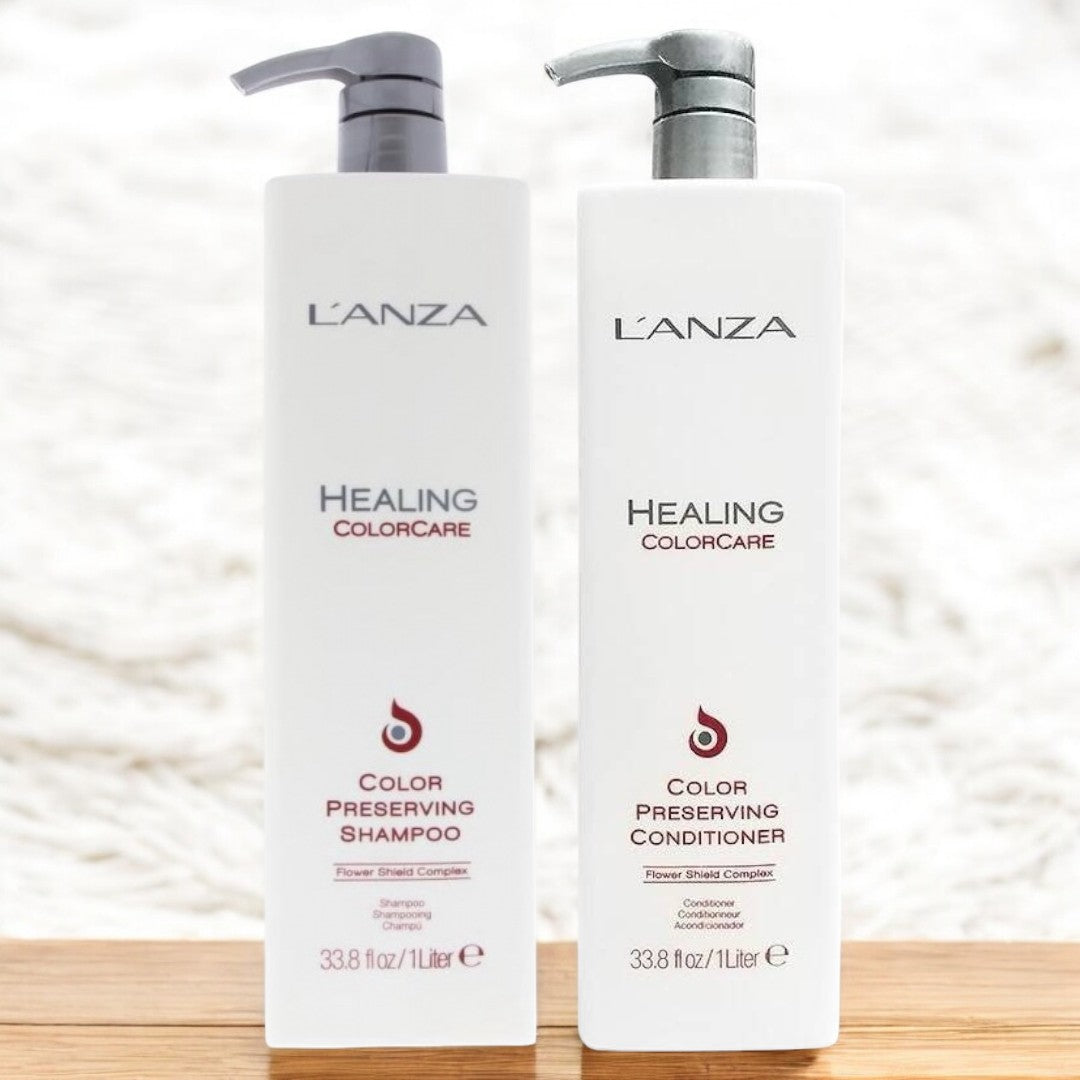 L'Anza - Healing Color Care - Color Preserving Shampoo & Conditioner - Voordeelset - Kappers Goederen