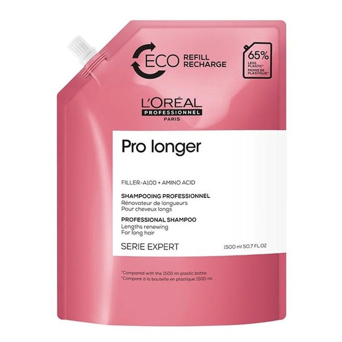 L`Oreal Professionel - Pro Longer Shampoo Refill 1500ml - Futloos Haar - Kappers Goederen