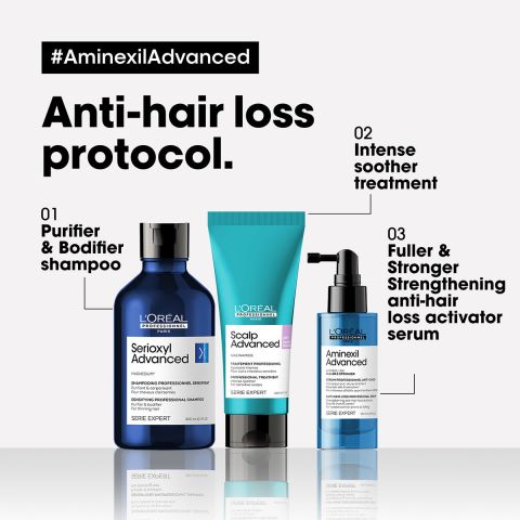 L`Oreal Professionnel - Serioxyl Advanced Purifier Shampoo - Dunner Wordend Haar - Kappers Goederen