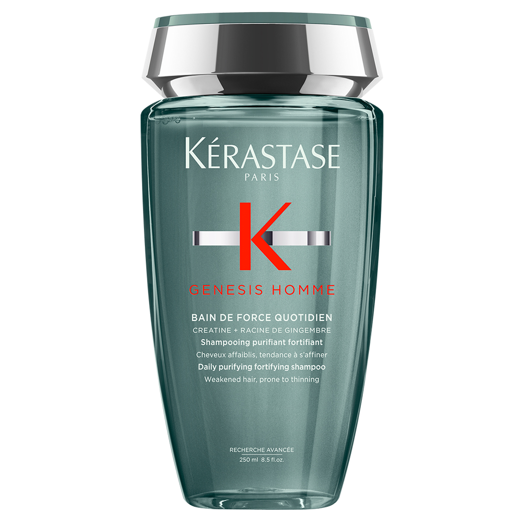 Kèrastase - Genesis Homme - Bain De Force Quotidien - Vet & Dunner Wordend Haar - 250ML - Kappers Goederen